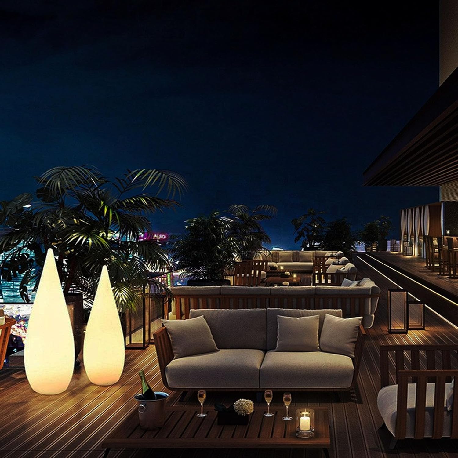 Outdoor Water Drop Lights