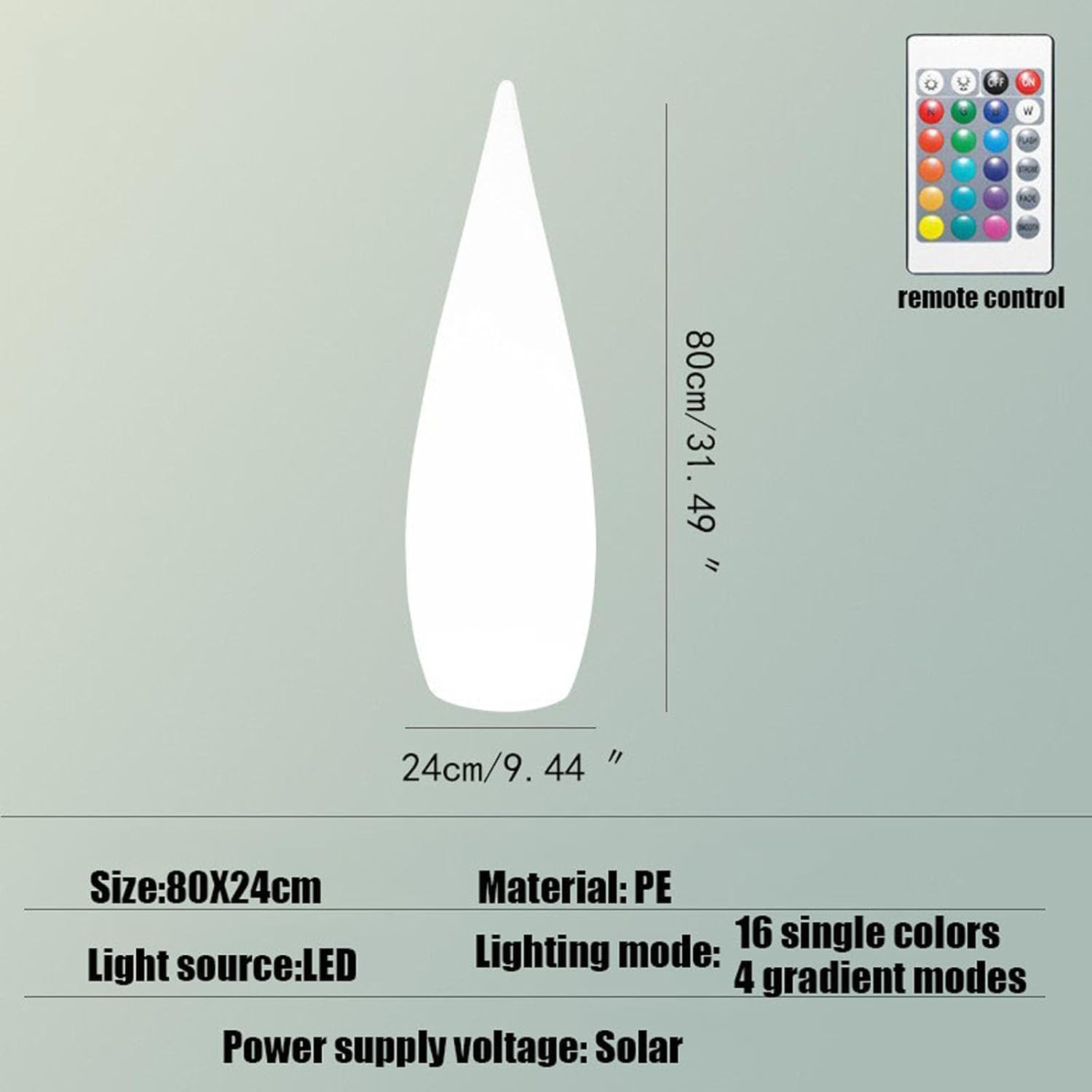 Outdoor Water Drop Lights