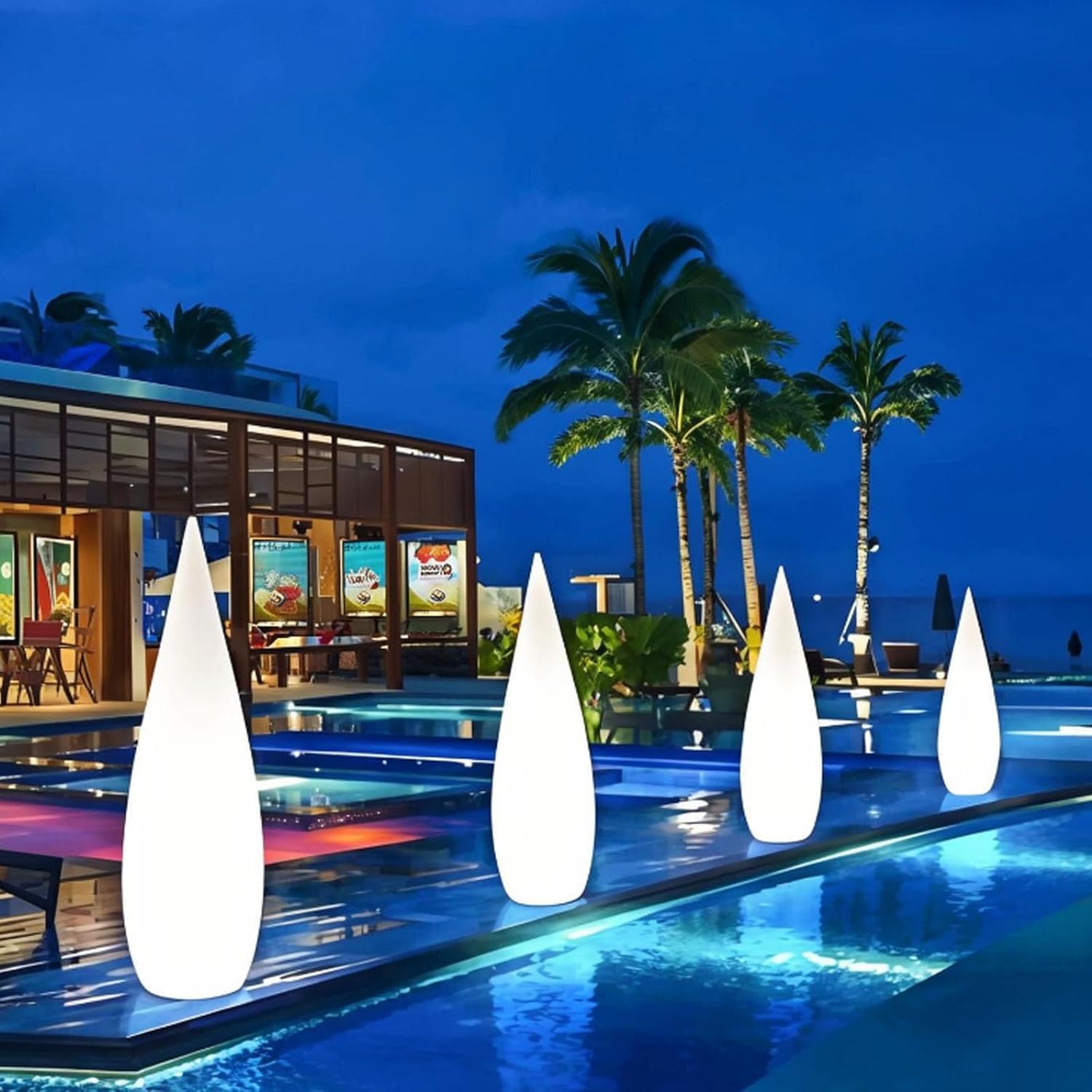 Outdoor Water Drop Lights